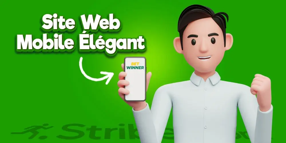 BetWinner un site web mobile élégant pour les paris sportifs en direct