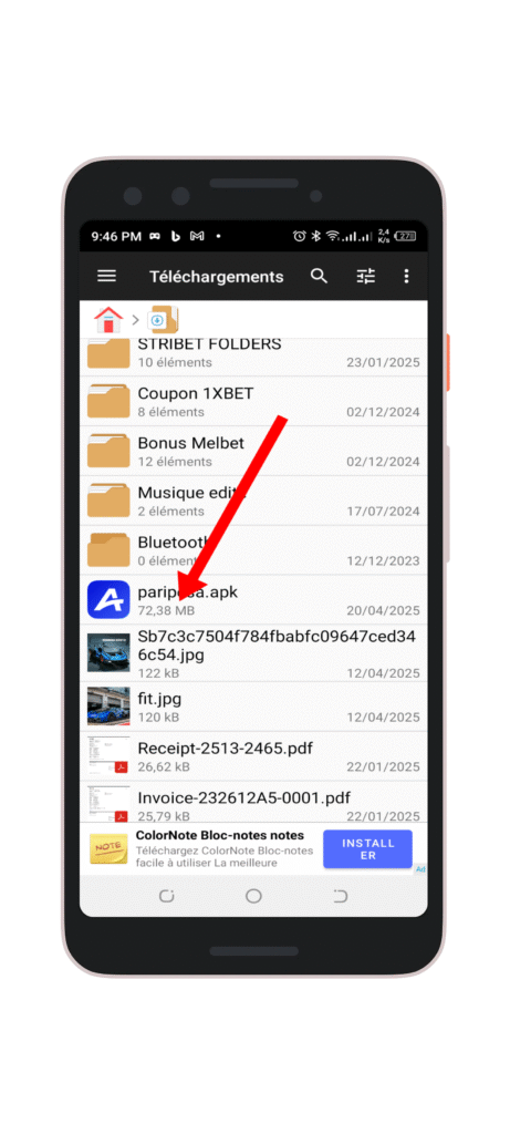 Cliquez sur "Ouvrir"