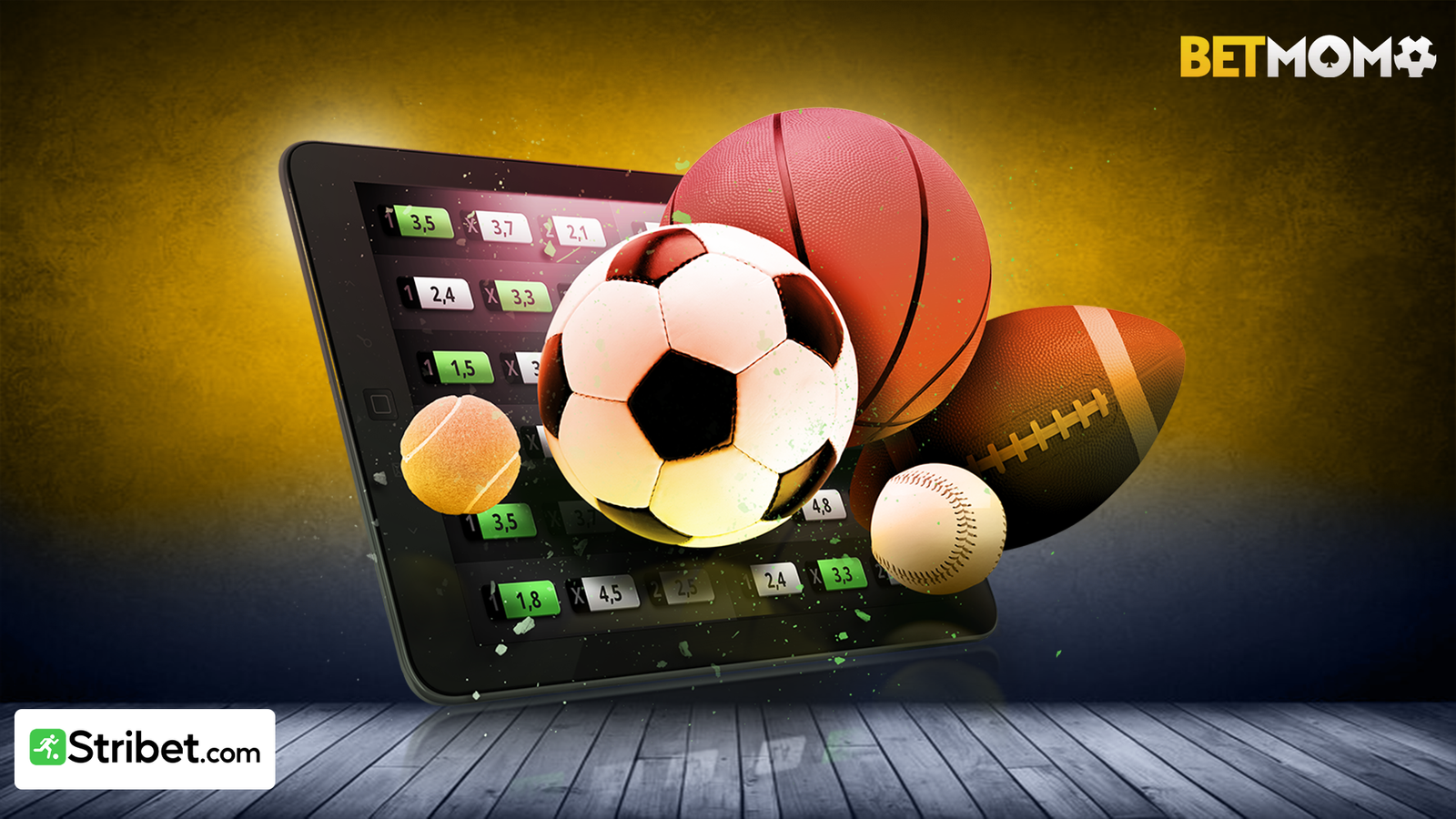 Types de pari dispo sur Betmomo apk