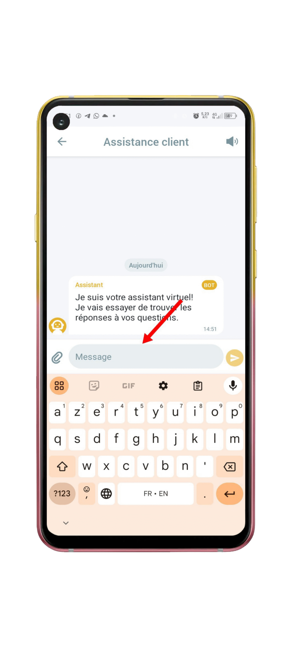 Rédigez votre demande