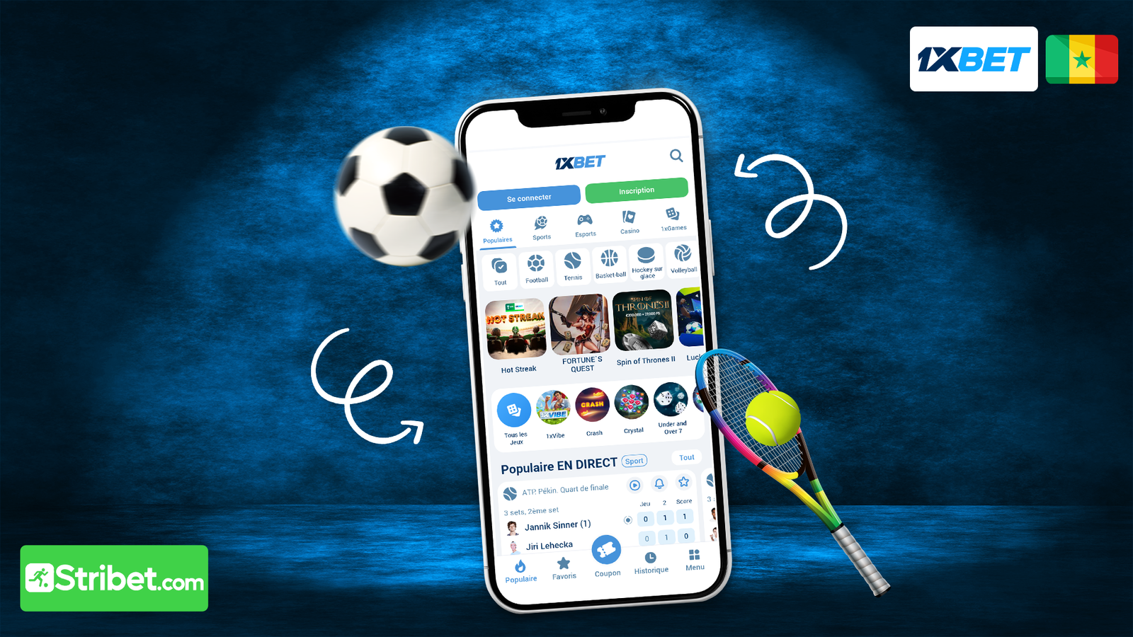 1xbet SN Bookmaker officiel de paris sportifs au Sénégal