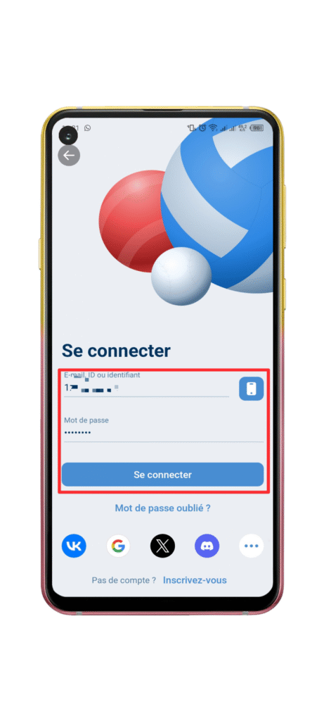 Accéder à son compte 1xbet