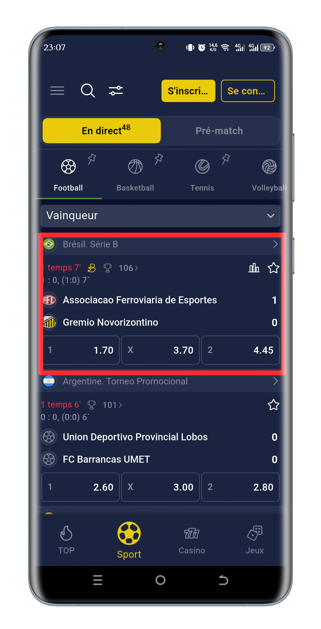 Trouver votre événement