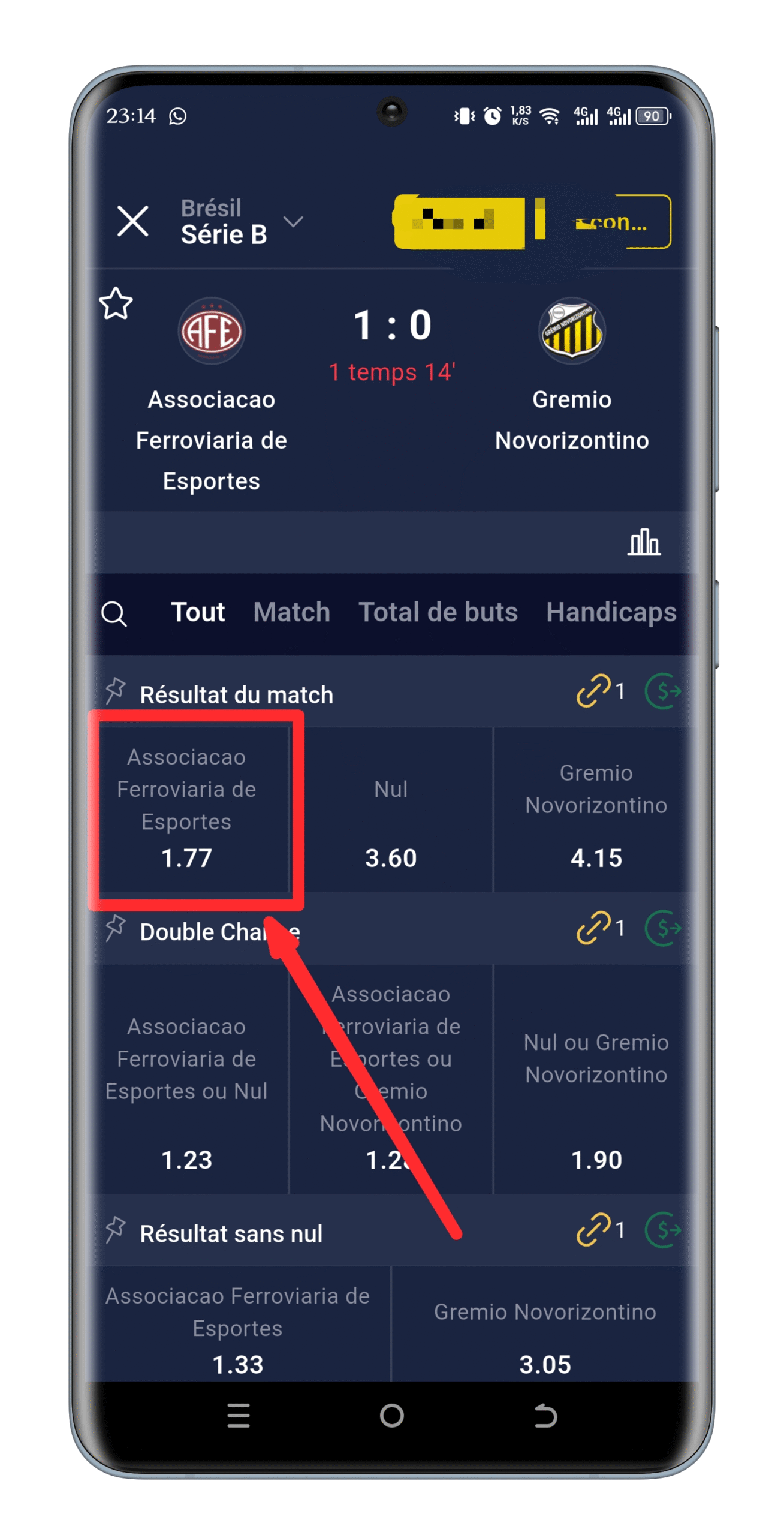 Faites votre prédiction